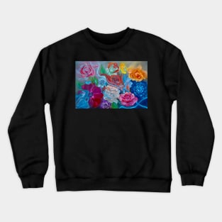 Floral Collage Crewneck Sweatshirt